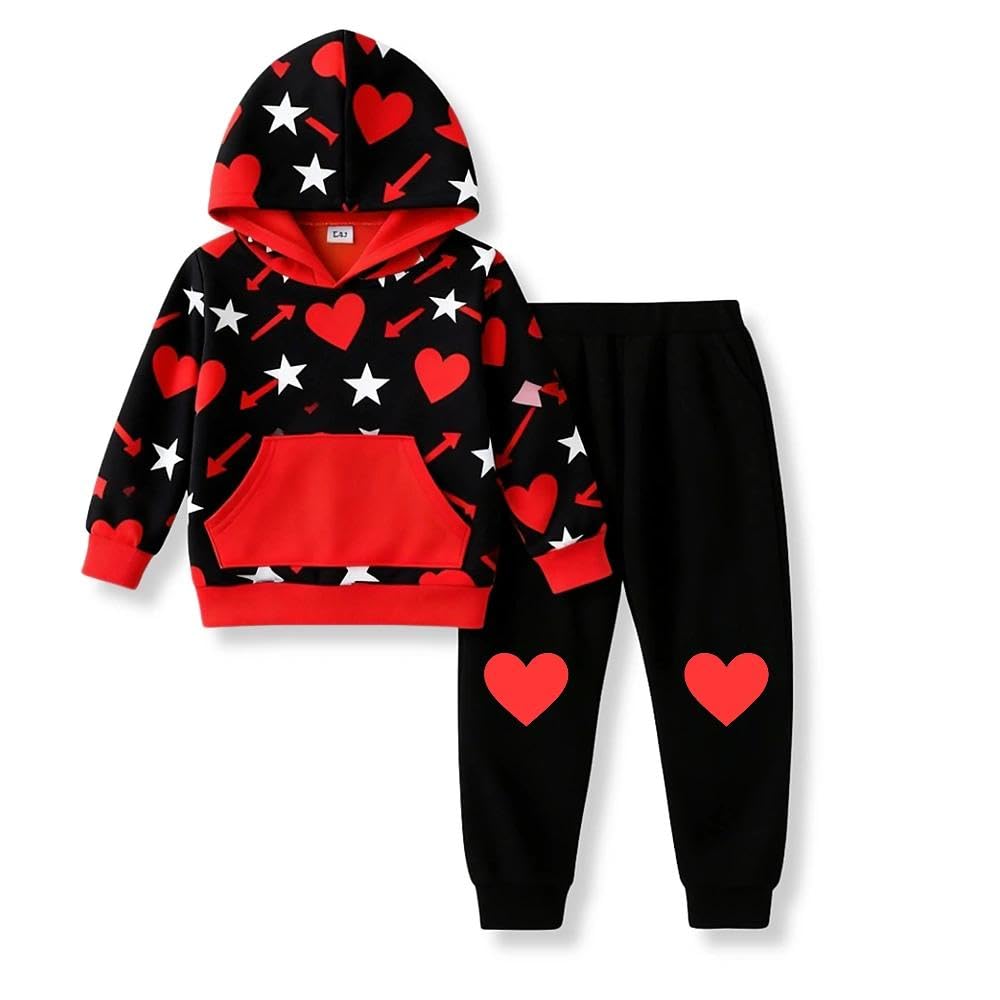 2-6T Toddler Baby Boy Clothes Color Blocking Hoodies + Pants Fall Winter Outfits
