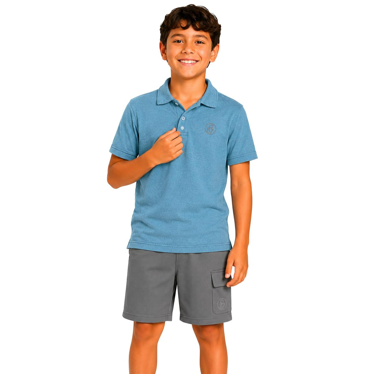 AEROPOSTALE Boys Shorts Set 2 Piece Polo Shirt and Matching Shorts