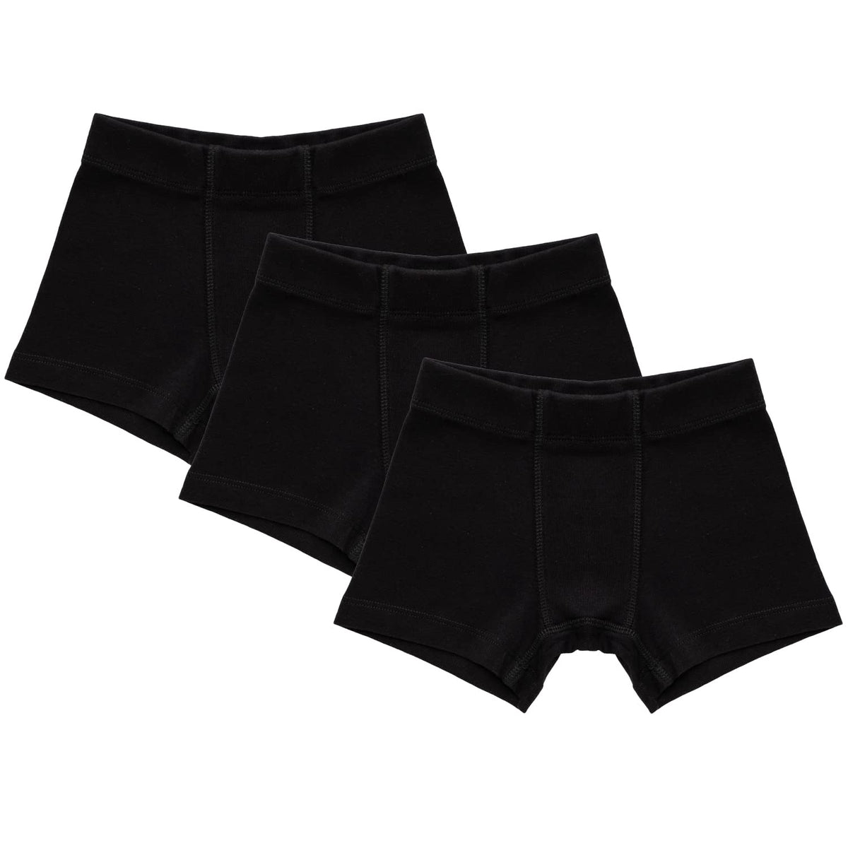 ORGANICKID Boys 100% Organic 100% Cotton Underwear GOTS Certified Kids Toddler Boxer Briefs Pack of 3
