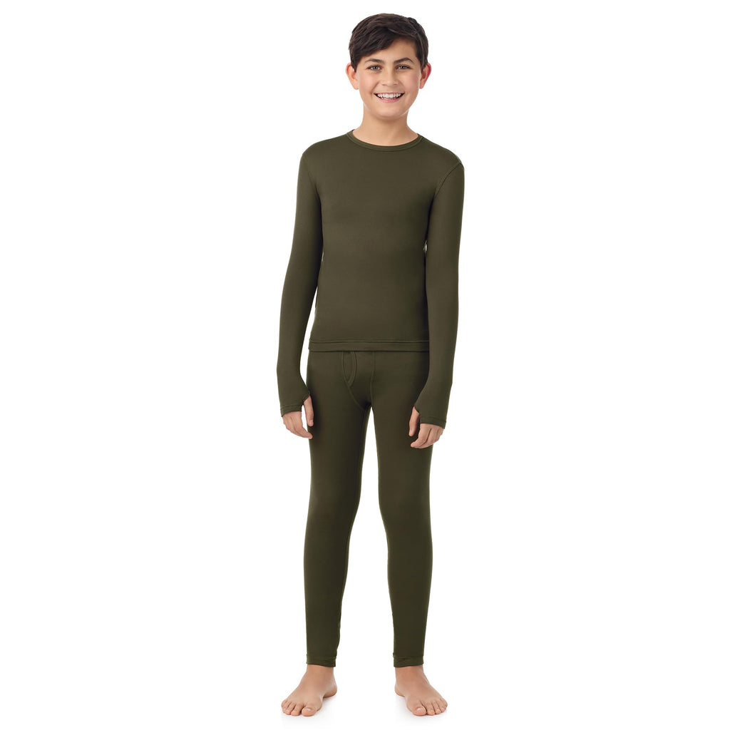 Cuddl Duds Heavyweight 2 Piece Sets Base Layer Thermal Underwear for Boys
