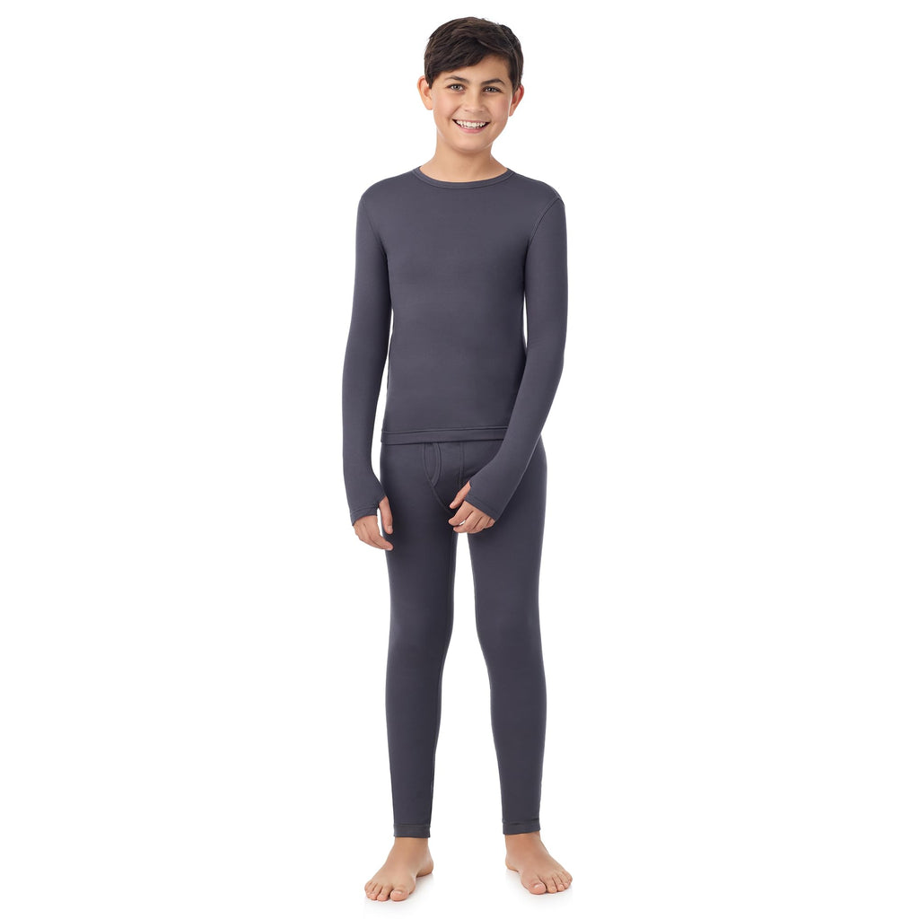 Cuddl Duds Heavyweight 2 Piece Sets Base Layer Thermal Underwear for Boys