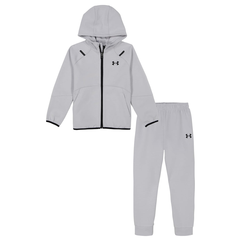 Under Armour Boys' 2-Piece Full Zip Hoodie Sweatshirt and Fleece Pants
