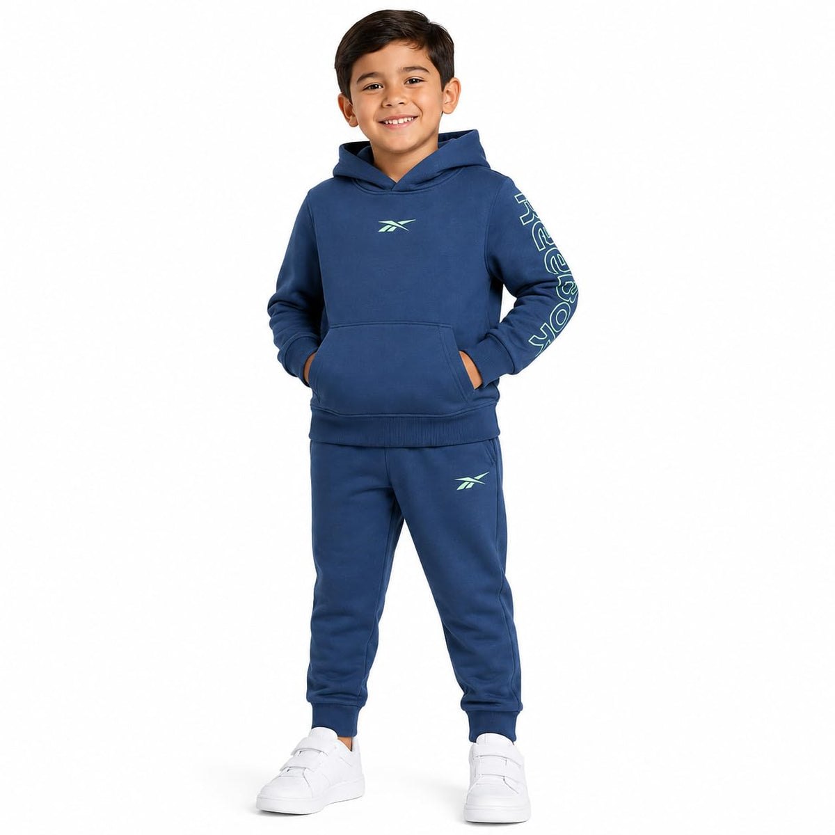 Reebok Toddler Boys Cozy 2-Piece Fleece Hoodie & Sweatpants Jogger Set