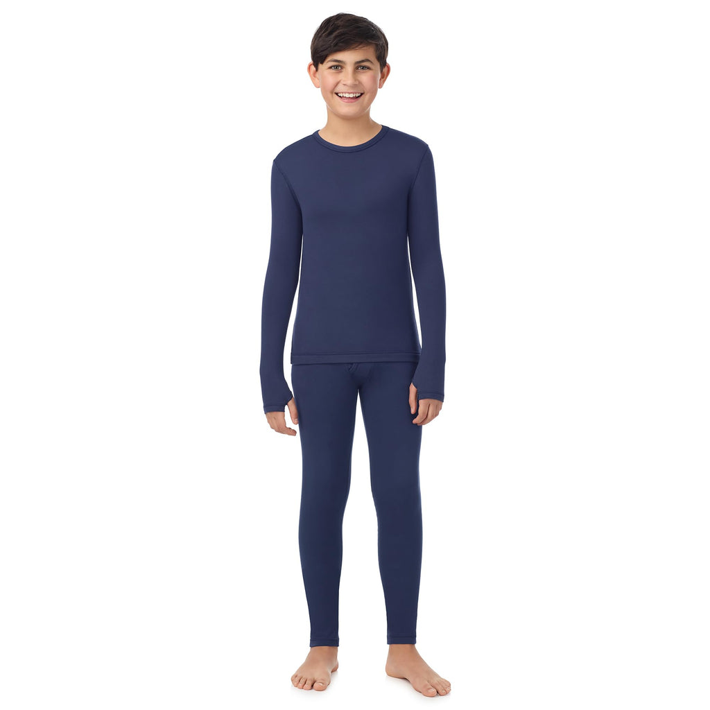 Cuddl Duds Heavyweight 2 Piece Sets Base Layer Thermal Underwear for Boys