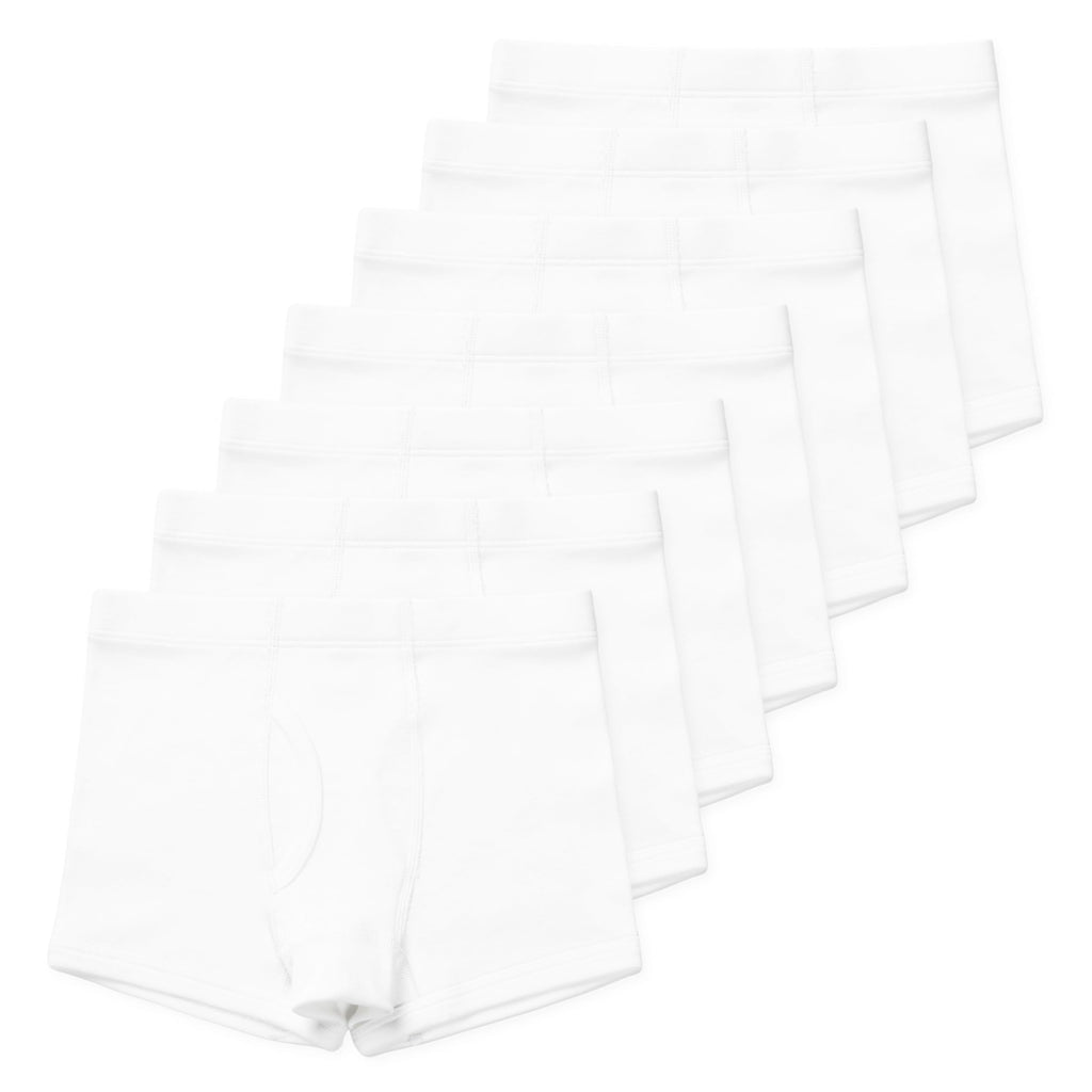 Lucky & Me Nolan Boys GOTS, Organic Cotton, Boxer Briefs, 7-Pack