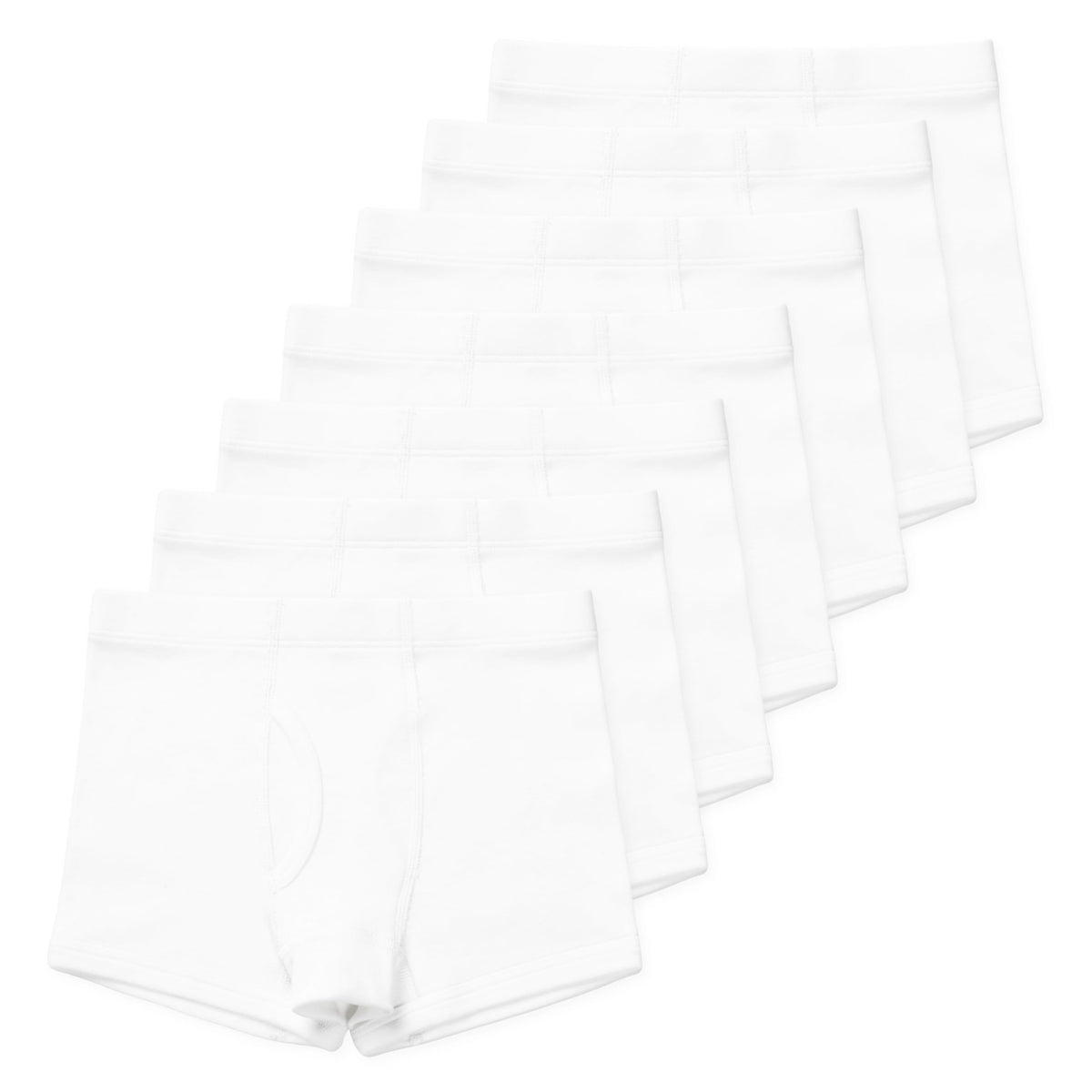 Lucky & Me Nolan Boys GOTS, Organic Cotton, Boxer Briefs, 7-Pack