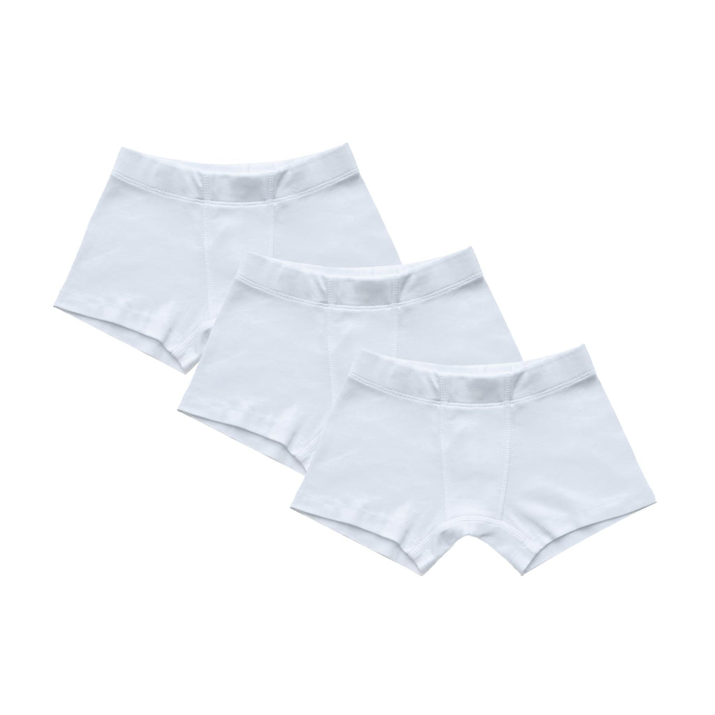 ORGANICKID Boys 100% Organic 100% Cotton Underwear GOTS Certified Kids Toddler Boxer Briefs Pack of 3