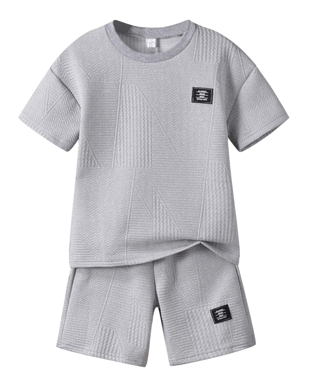 Cakaner Tween Boys Clothes Summer Short Sleeve Top & Shorts Set 2-Piece Casual Outfit Size 6-12 Years