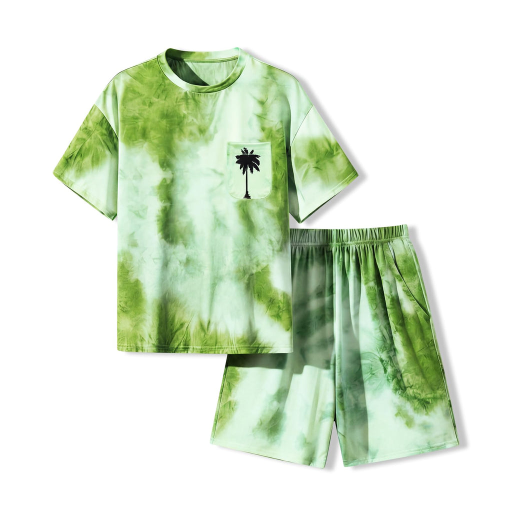 Boys Summer Clothes 2 Piece Sleeveless Tank Tops Workout Casual Shorts Set Summer Outfits for Teen Tween Boys 6-12Y
