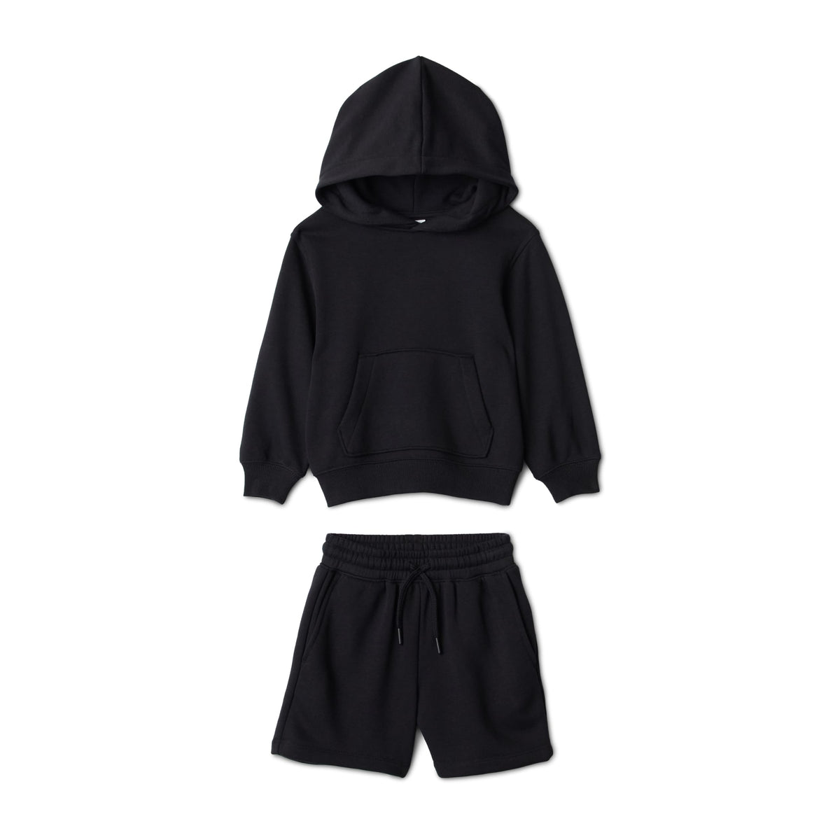Amazon Essentials Boys' French Terry Hoodie and Shorts Set with Kangaroo Pocket