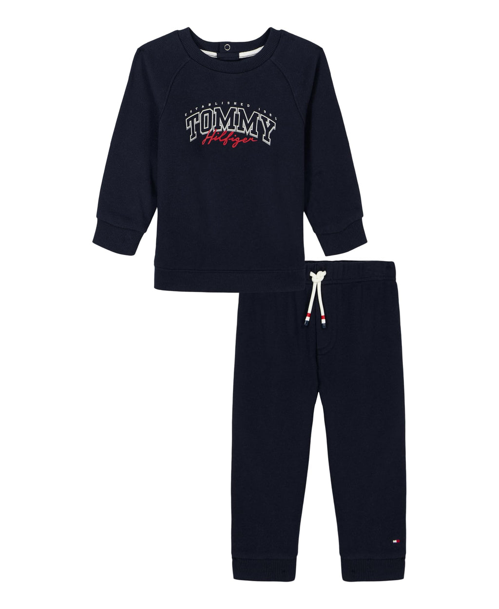 Tommy Hilfiger Baby Boys' 2-piece Fleece Set, Sweatshirt and Jogger Sweatpant