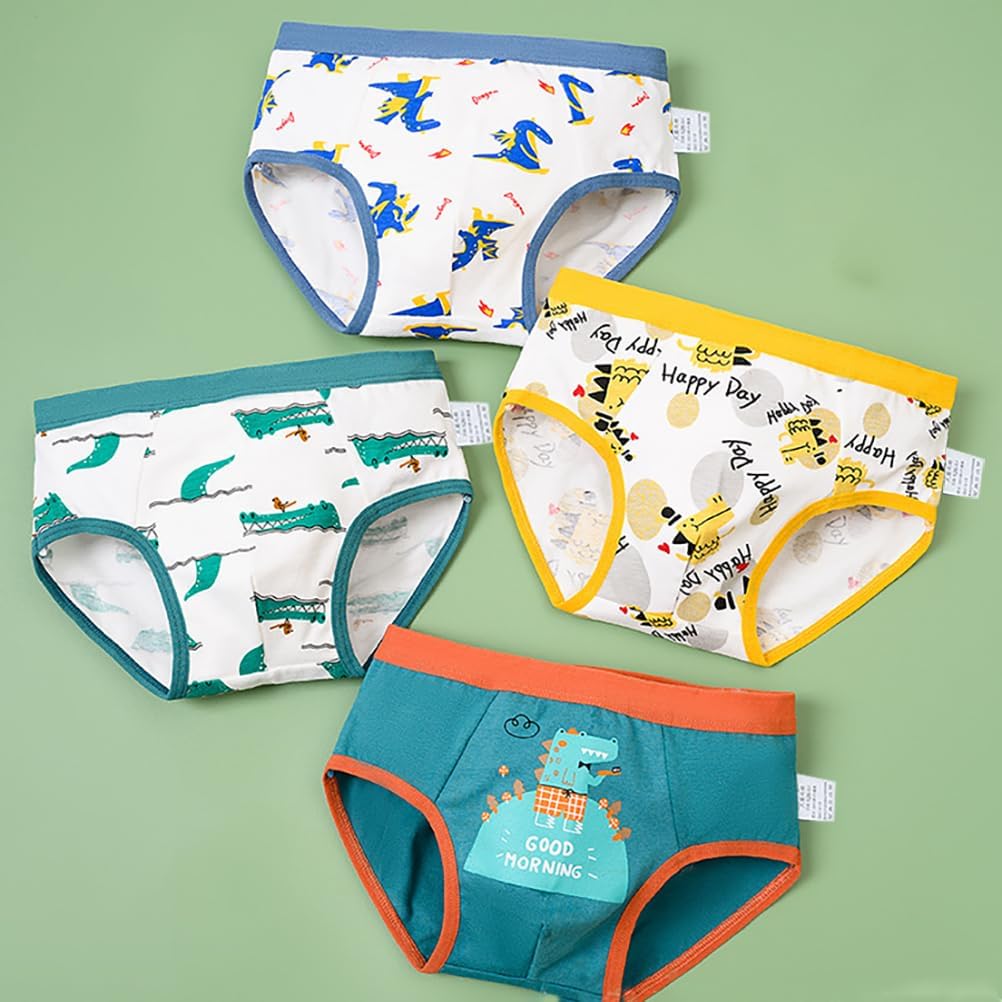 Briefs for Boys, 12 Pack Kids Underwear Toddler Pants