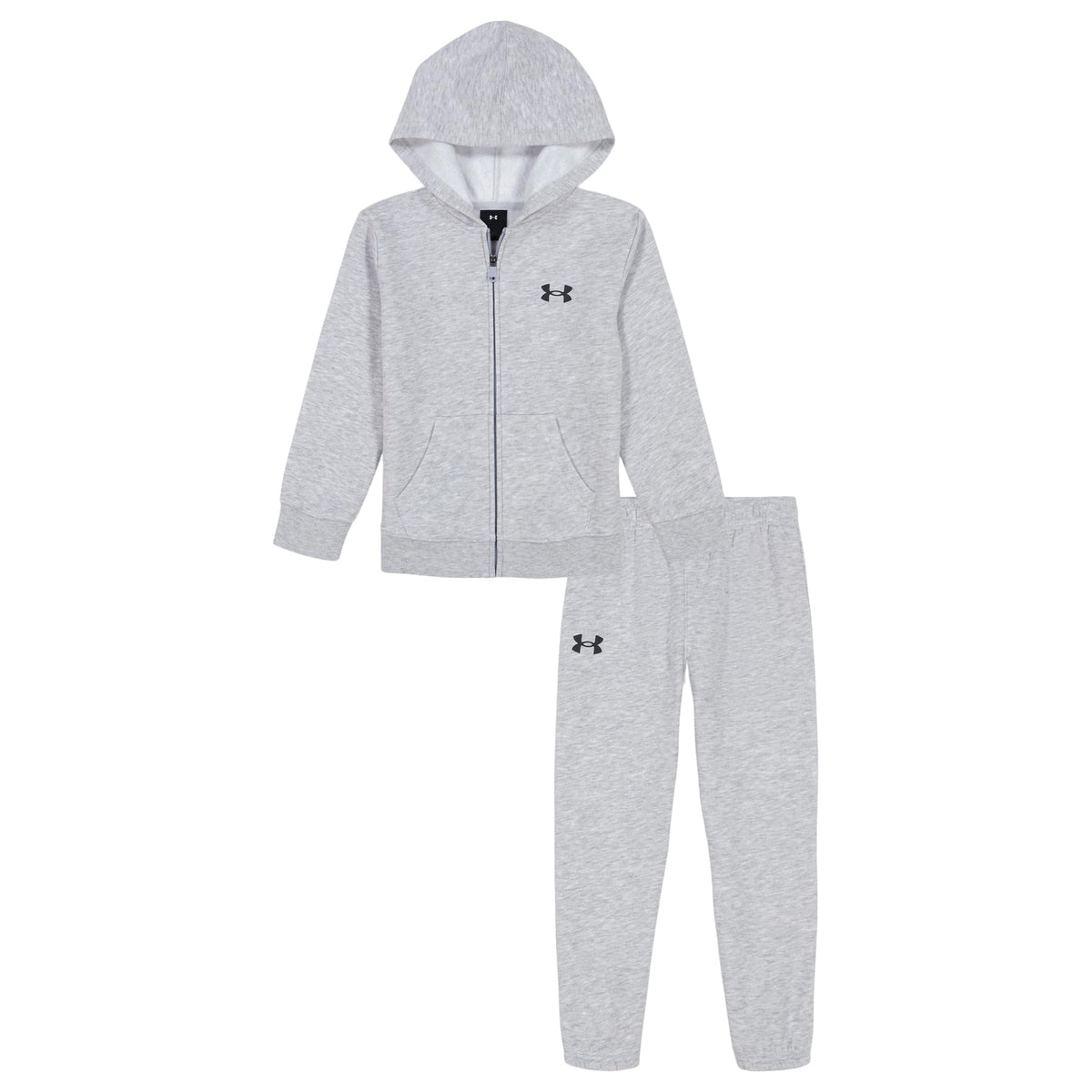 Under Armour Boys' 2-Piece Full Zip Hoodie Sweatshirt and Fleece Pants