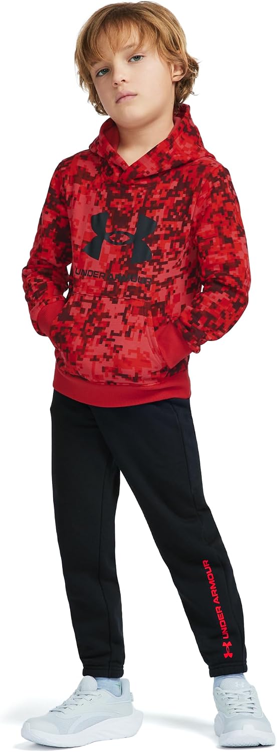 Under Armour Boys' 2-Piece Pullover Hoodie Sweatshirt and Fleece Pants Set