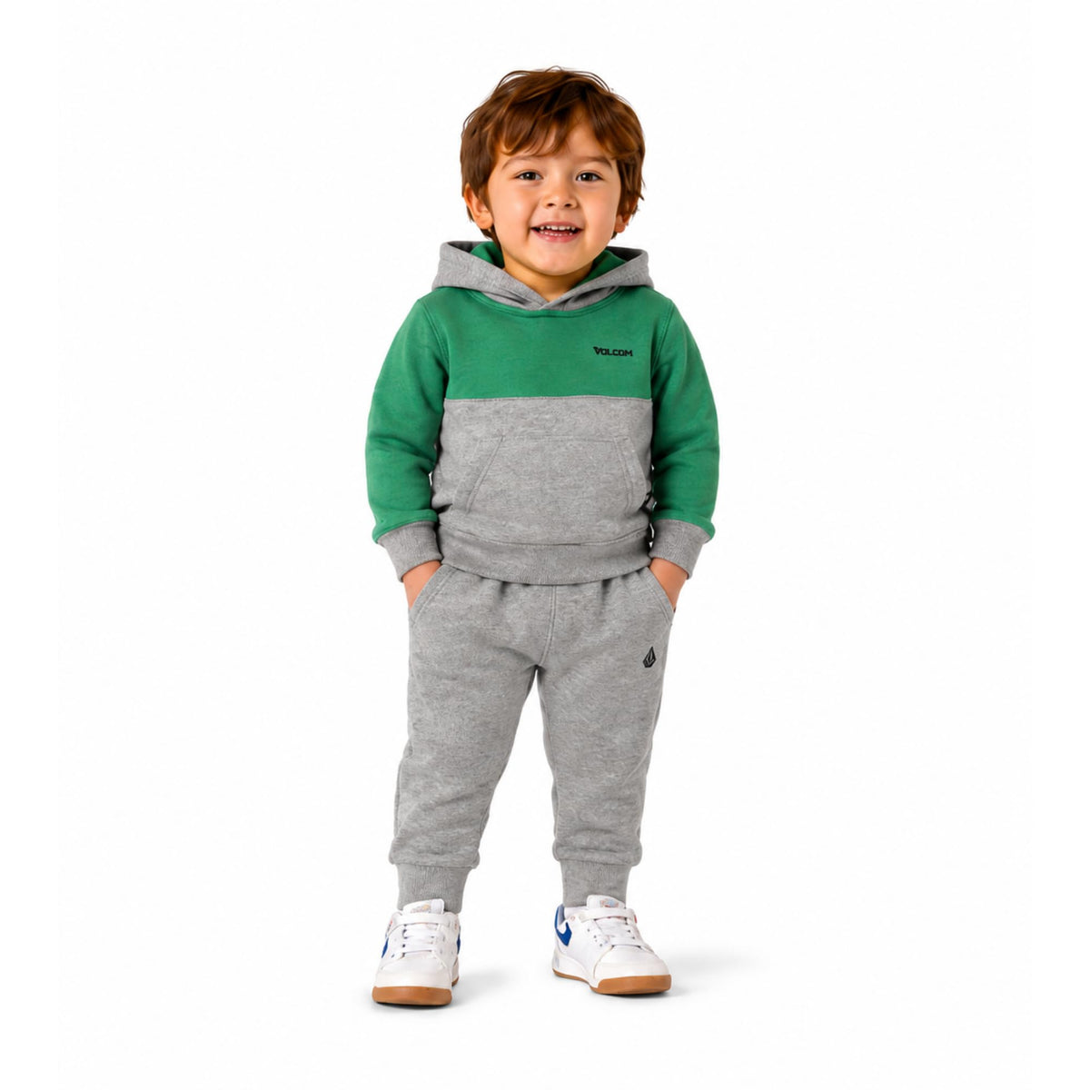Volcom Infant Toddler Baby Boys 2-Piece Fleece Set - Hoodie & Jogger Pants