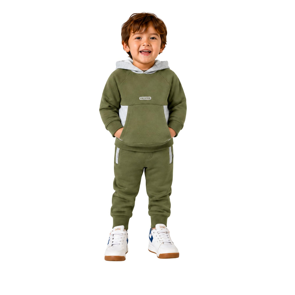Volcom Infant Toddler Baby Boys 2-Piece Fleece Set - Hoodie & Jogger Pants