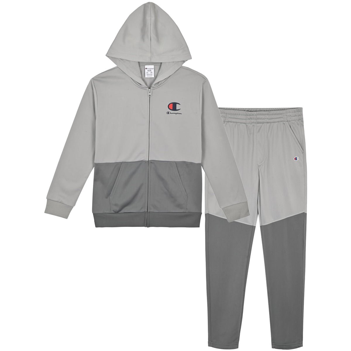 Champion Boys Jogger Set Fleece Hoodie and Sweatpants Tracksuit
