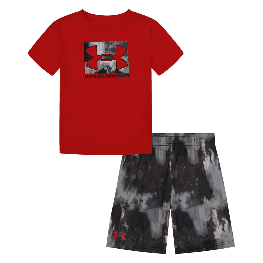 Under Armour Boys' 2-piece Short Sleeve Graphic T-Shirt and Shorts Set
