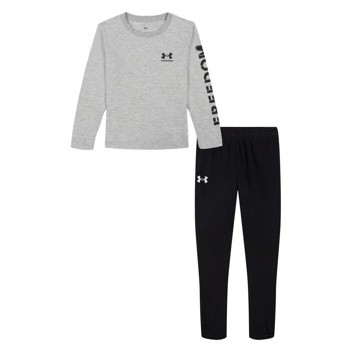 Under Armour Boys' 2-Piece Long Sleeve Tee and Pants, Outdoor Collection