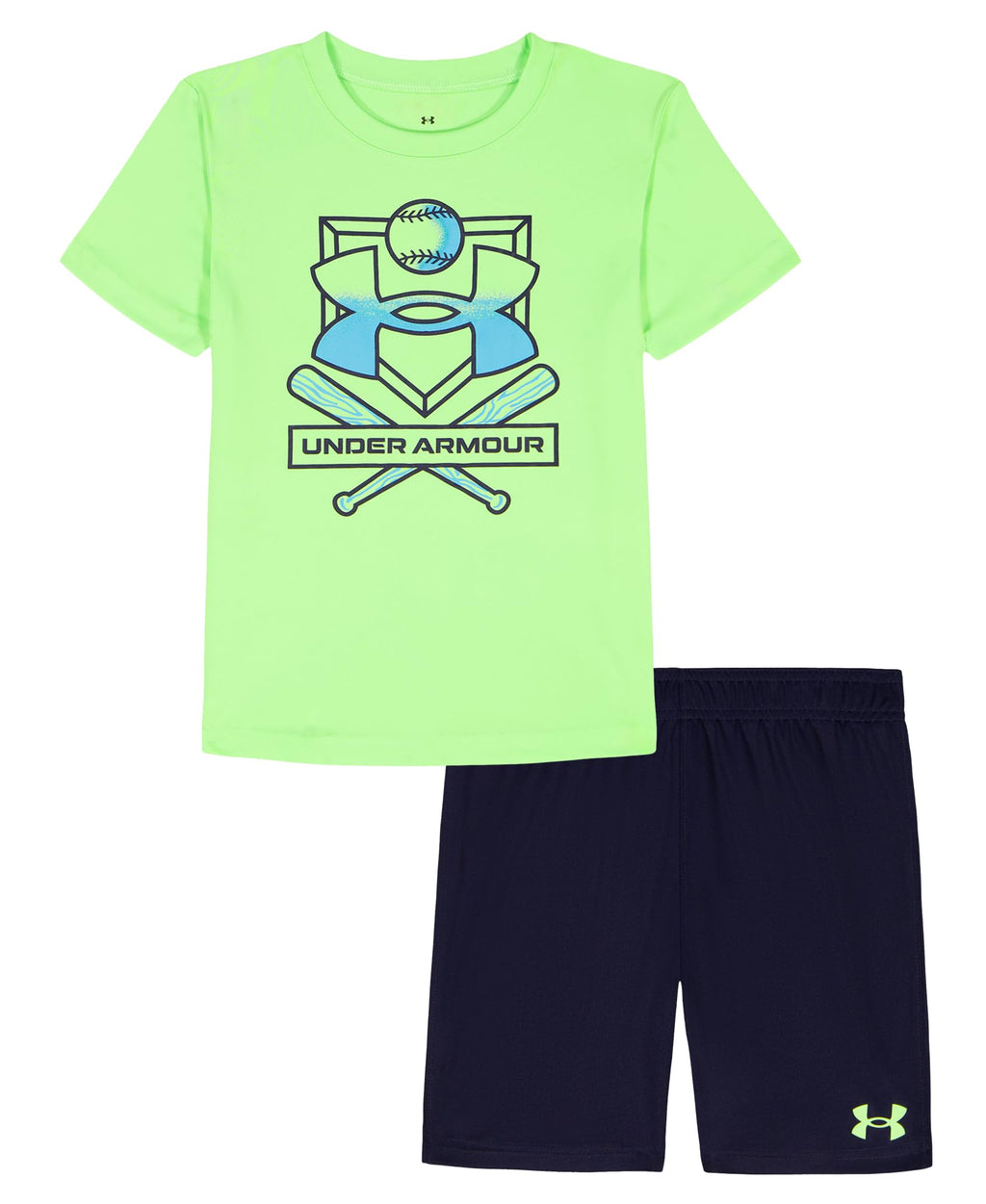 Under Armour Boys' 2-piece Short Sleeve Graphic T-Shirt and Shorts Set