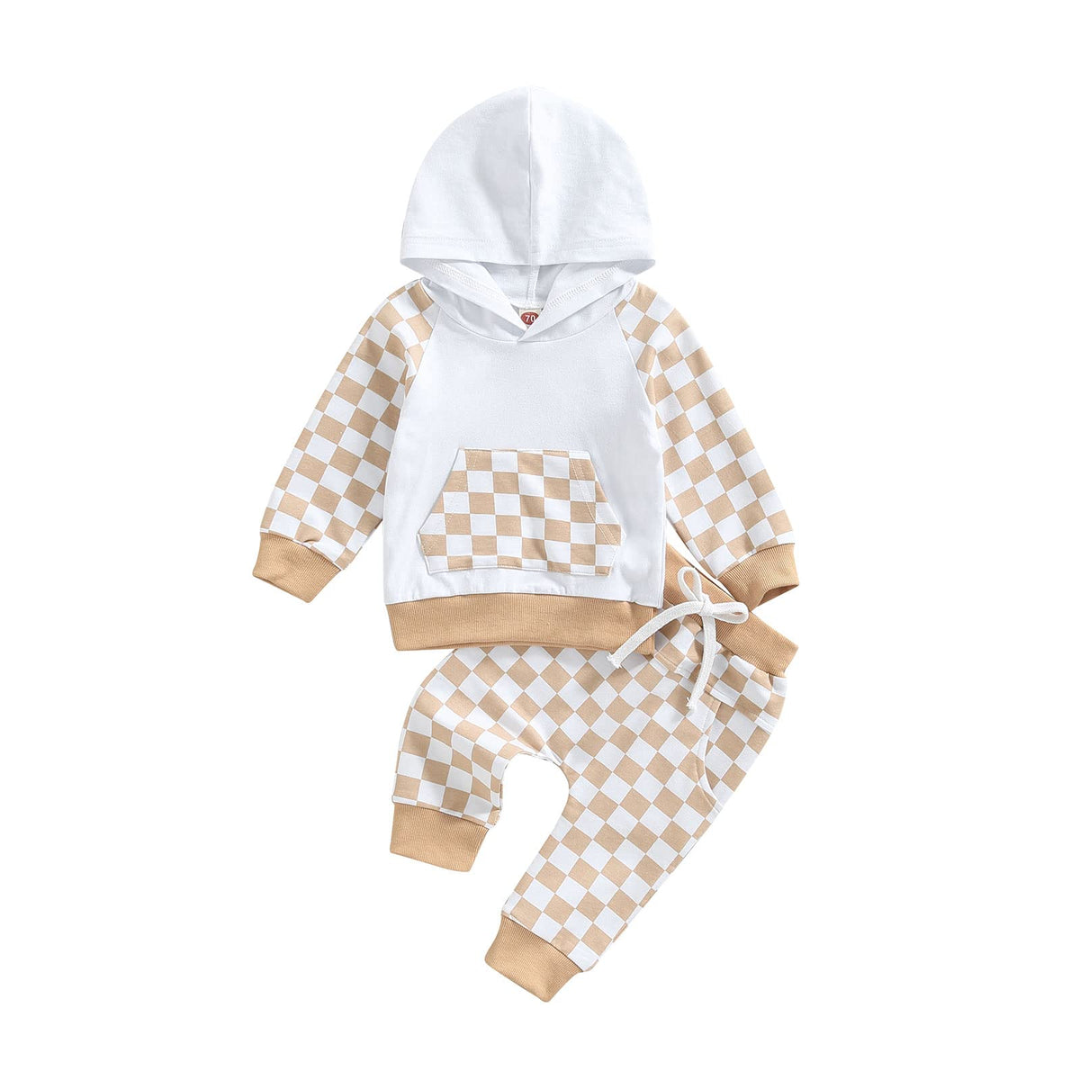 2Pcs Baby Boys Hoodie Tops Pants Set Dinosaur Deer Print Sweatsuit Fall Winter Outfits