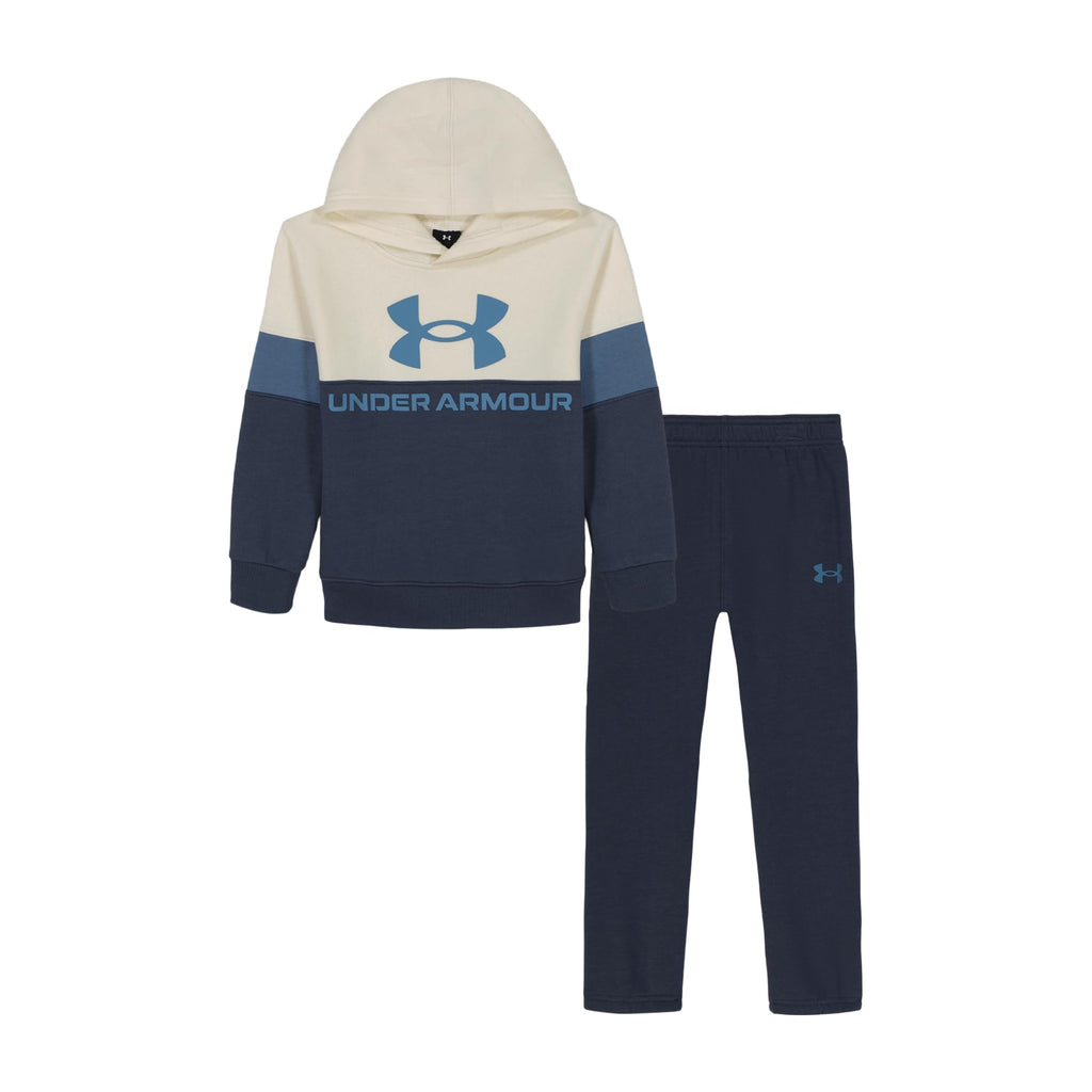 Under Armour Boys' 2-Piece Pullover Hoodie Sweatshirt and Fleece Pants Set