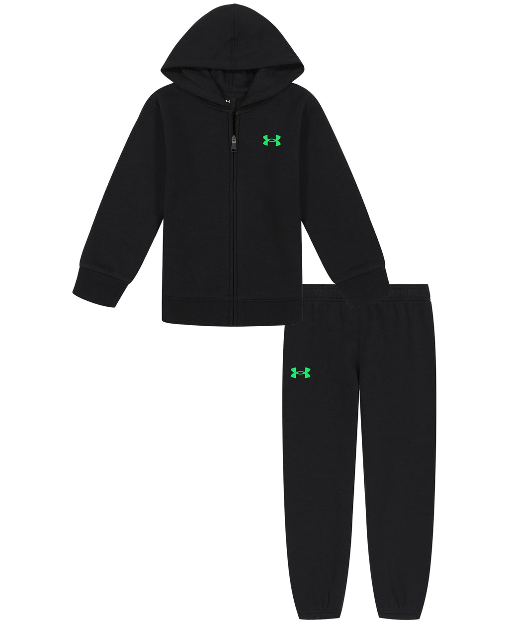 Under Armour Boys' 2-Piece Full Zip Hoodie Sweatshirt and Fleece Pants