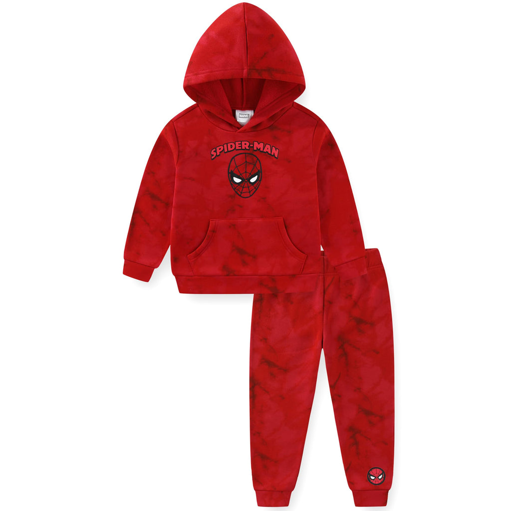 Marvel Spider-Man Boys 2 Pc Hoodie and Pants Set for Toddlers to Big Kids