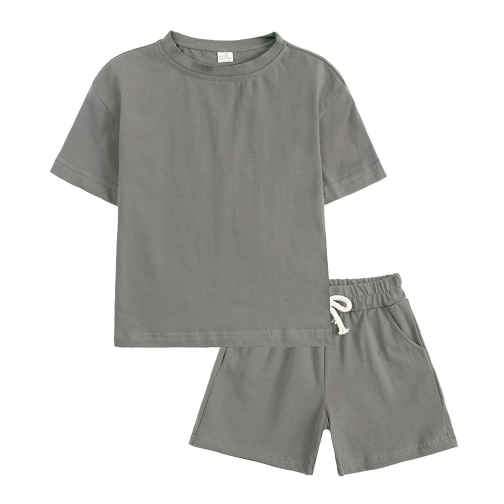 Boys Summer Outfits Toddler Short Set 3T 4T 5T Kids Cotton Clothes