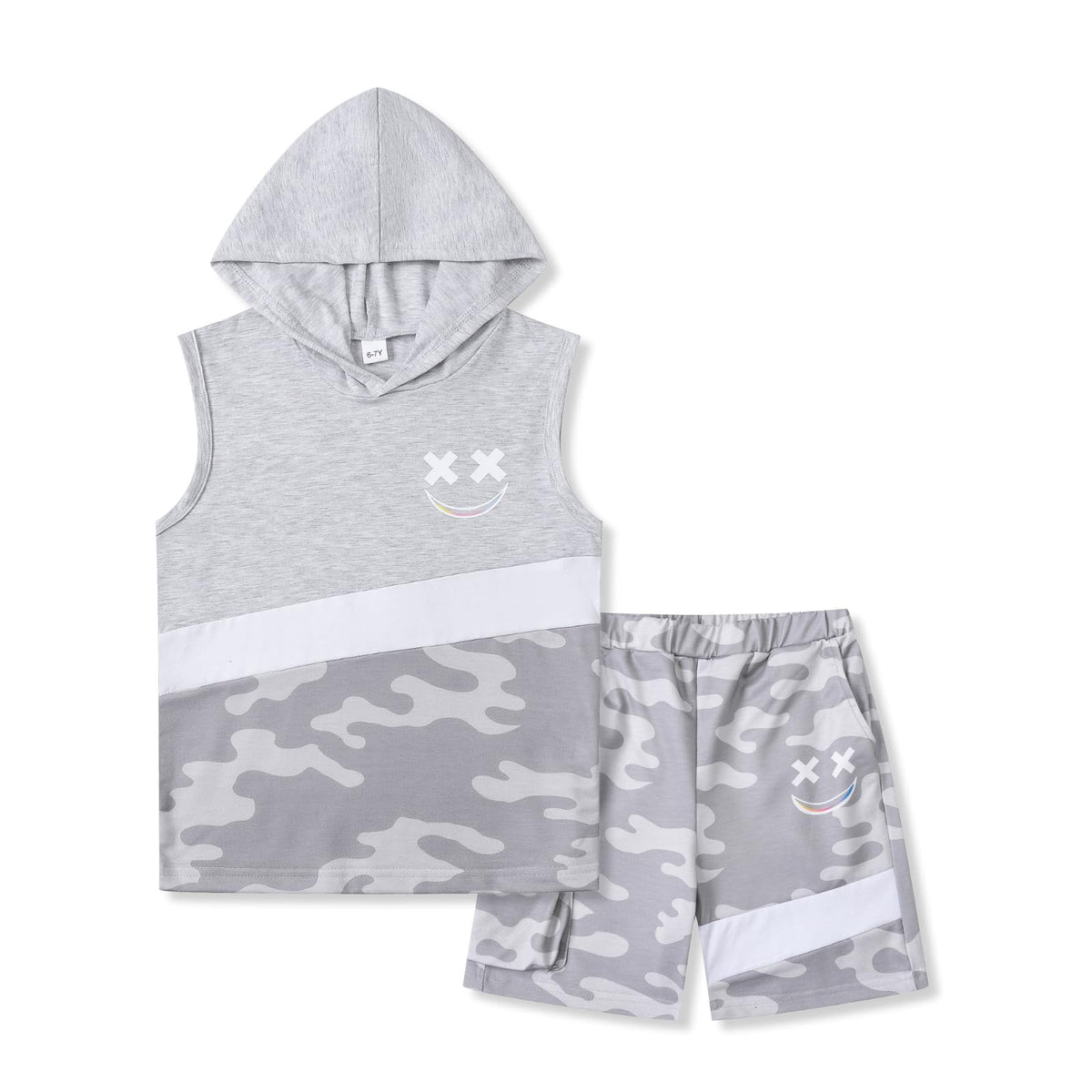 Boys Clothes 2 Piece Size 6-13Y Short Sleeve T-Shirt & Shorts Set Casual Kids Boys Spring Summer Outfits