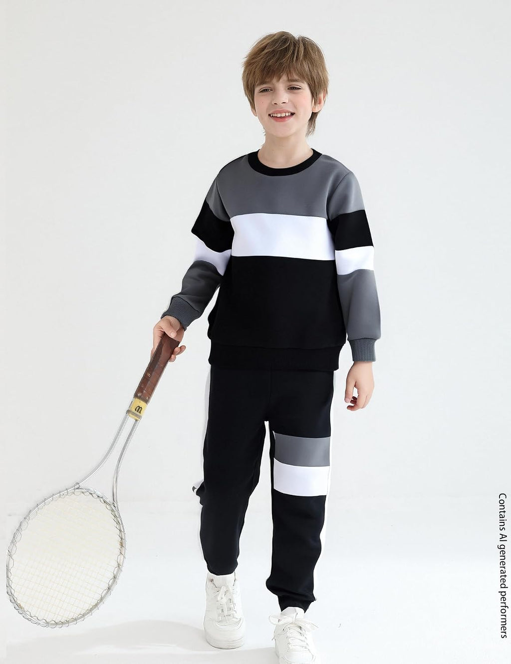mkodopy Boys Clothes Hoodie Sweatsuits Tops and Pants Boys Fall Winter Outfits Boy Clothing Set