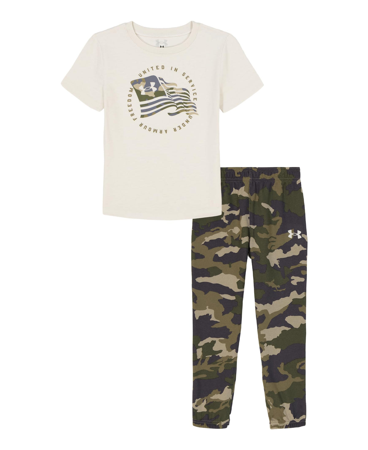 Under Armour Boys' 2-Piece Short Sleeve Tee and Pants, Outdoor Collection