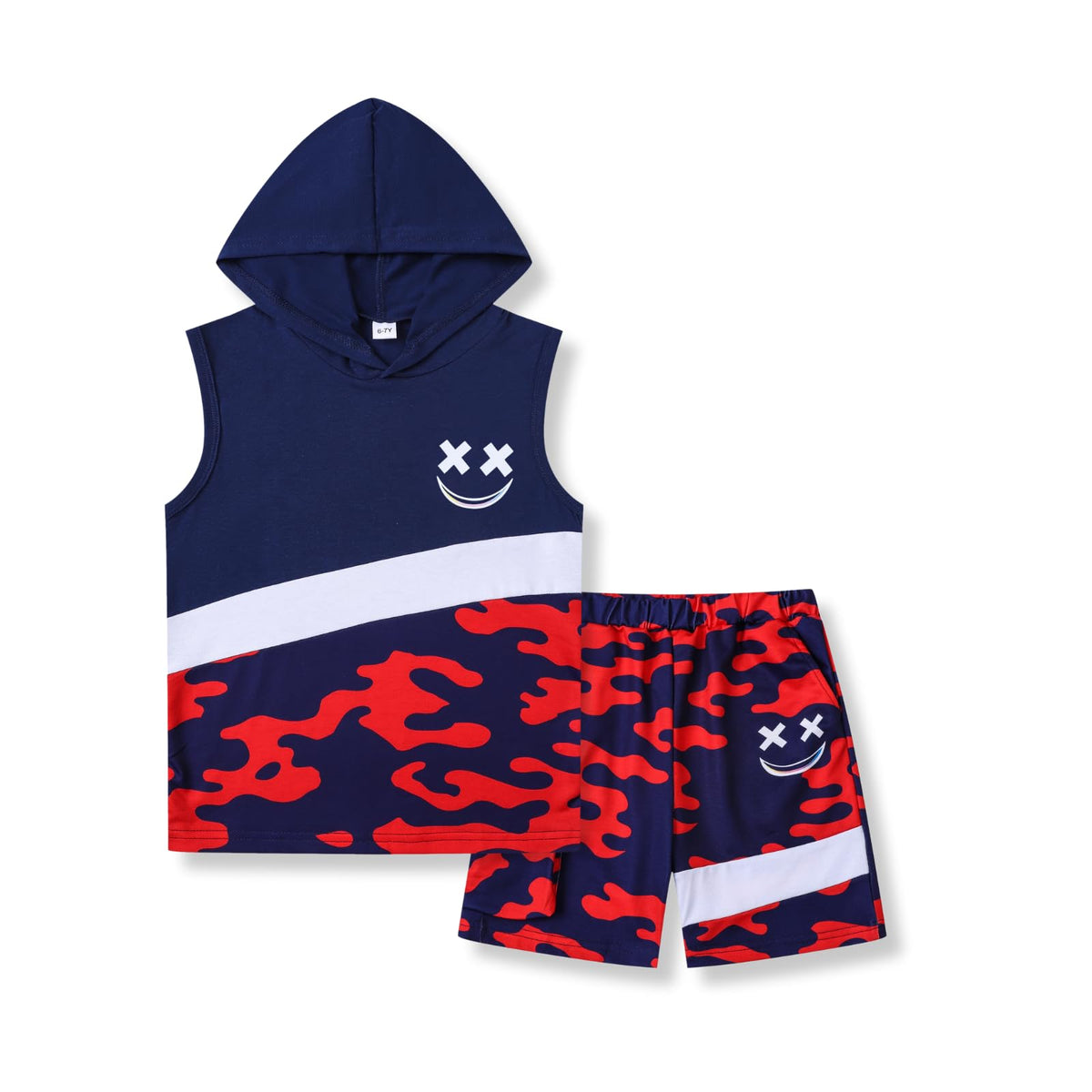 Boys Clothes 2 Piece Size 6-13Y Short Sleeve T-Shirt & Shorts Set Casual Kids Boys Spring Summer Outfits