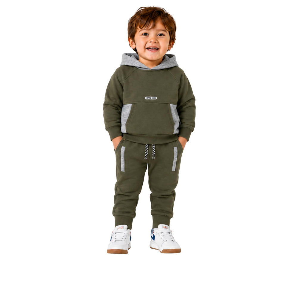Volcom Infant Toddler Baby Boys 2-Piece Fleece Set - Hoodie & Jogger Pants