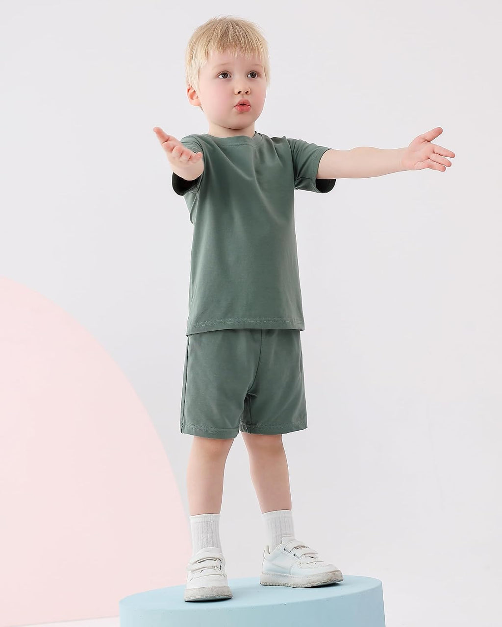 Boys Summer Outfits Toddler Short Set 3T 4T 5T Kids Cotton Clothes