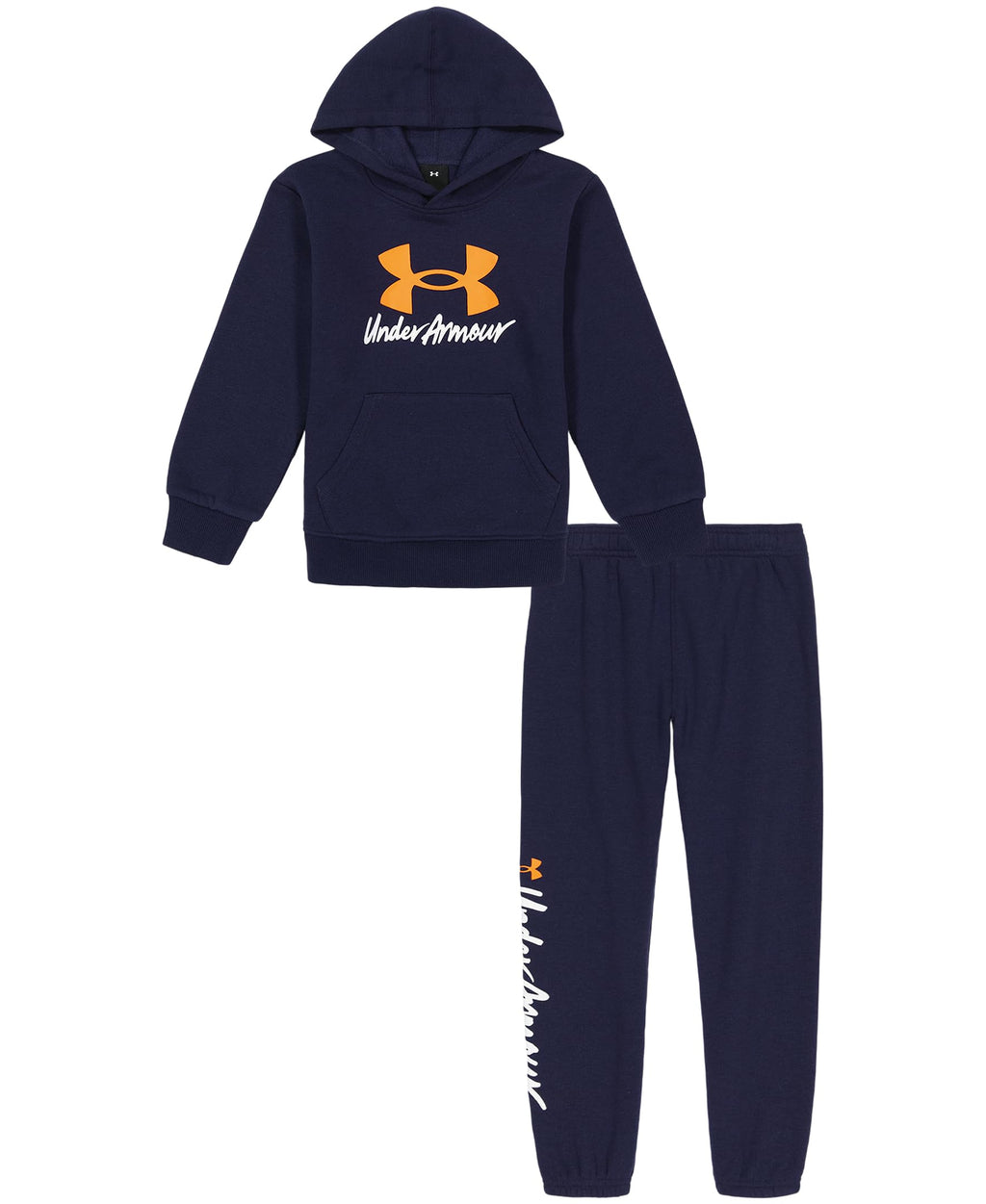 Under Armour Boys' 2-Piece Pullover Hoodie Sweatshirt and Fleece Pants Set