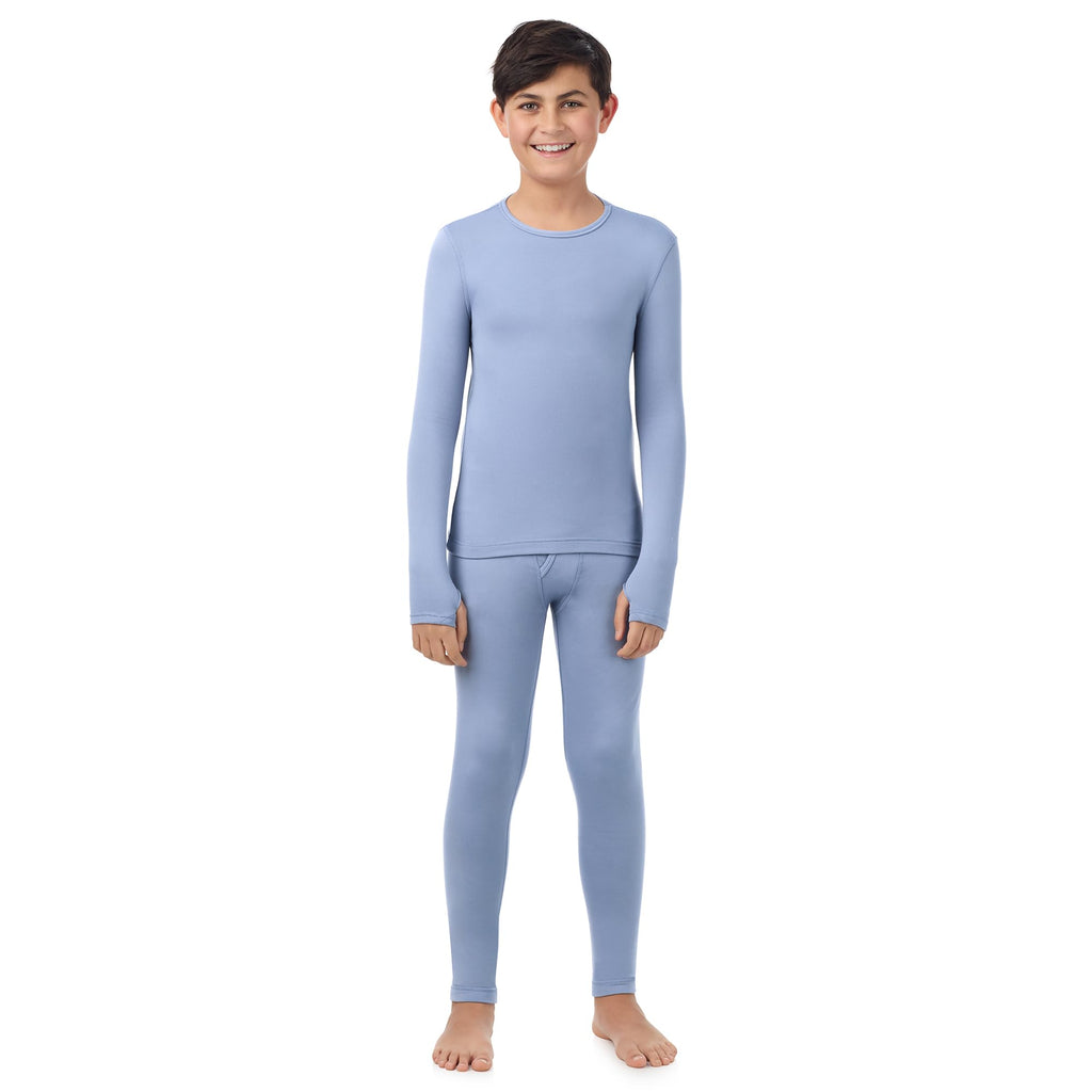 Cuddl Duds Heavyweight 2 Piece Sets Base Layer Thermal Underwear for Boys