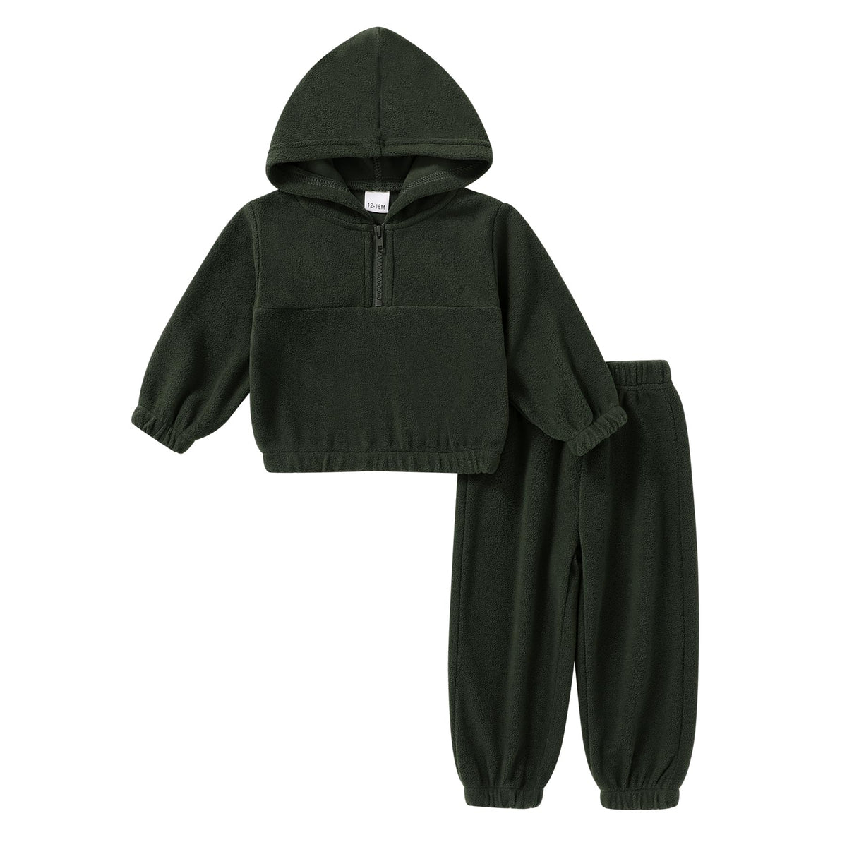 YOUNGER TREE Toddler Baby Boy Clothes 2-piece Fleece Fall Winter Outfit