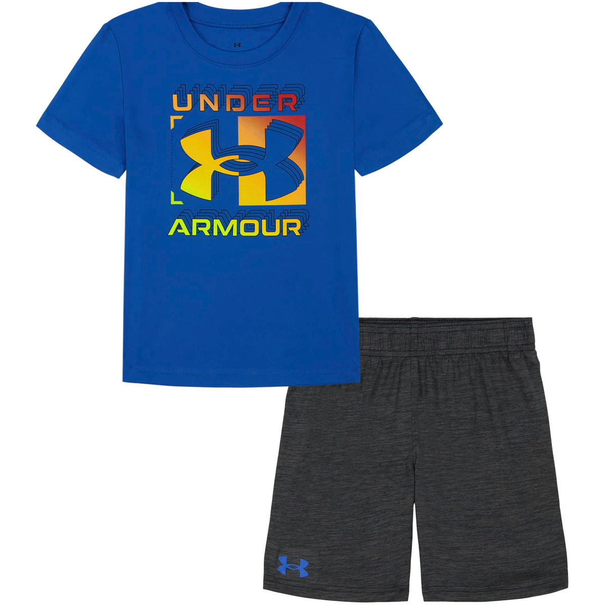 Under Armour Boys' 2-piece Short Sleeve Graphic T-Shirt and Shorts Set