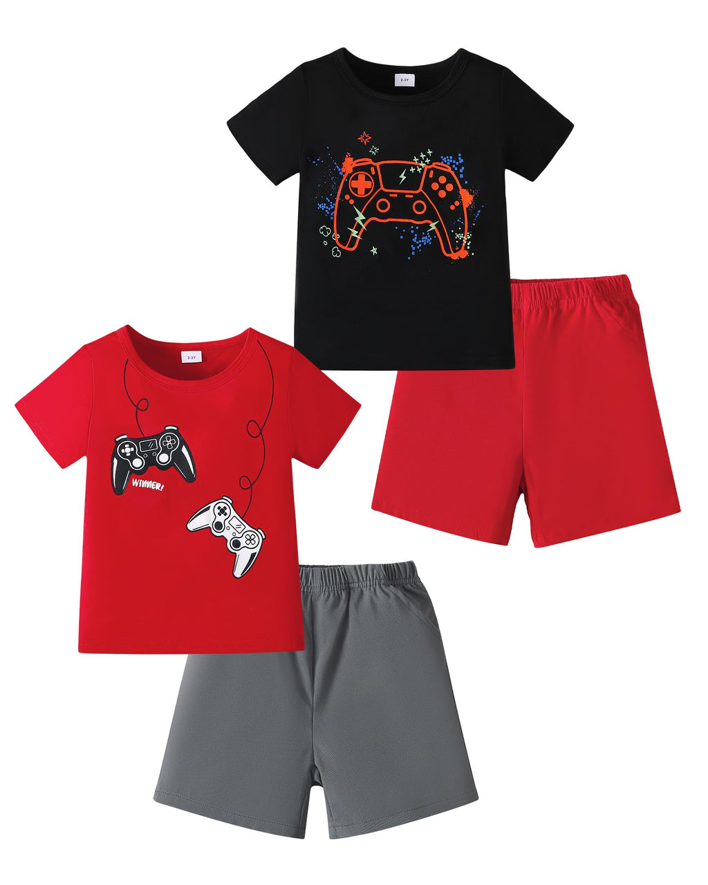 Toddler Boy Clothes Summer Outfits T-Shirt and Shorts Set