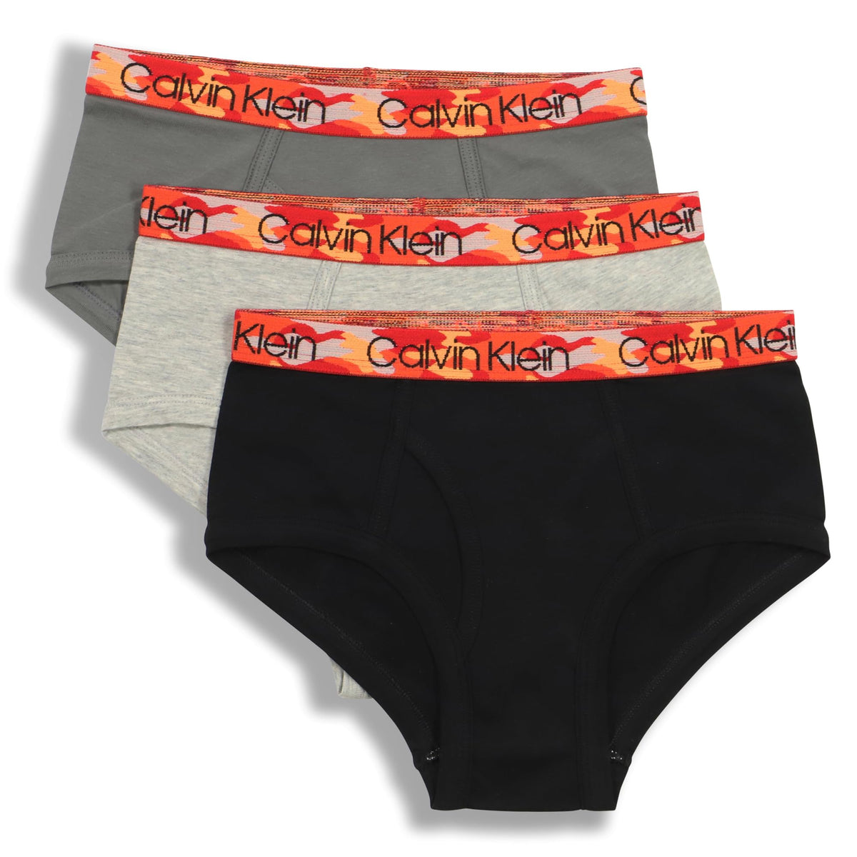 Calvin Klein Kids Boys' Modern Cotton Brief Underwear 3-Pack