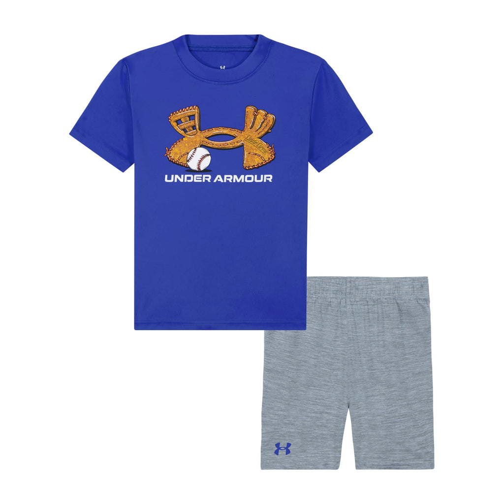 Under Armour Boys' 2-piece Short Sleeve Graphic T-Shirt and Shorts Set