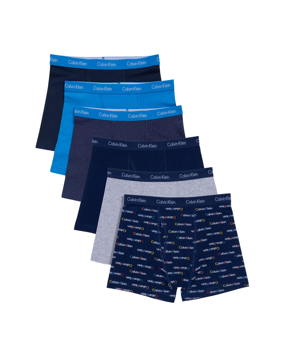 Calvin Klein Kids Boys' Modern Cotton Boxer Brief Underwear 5-Pack