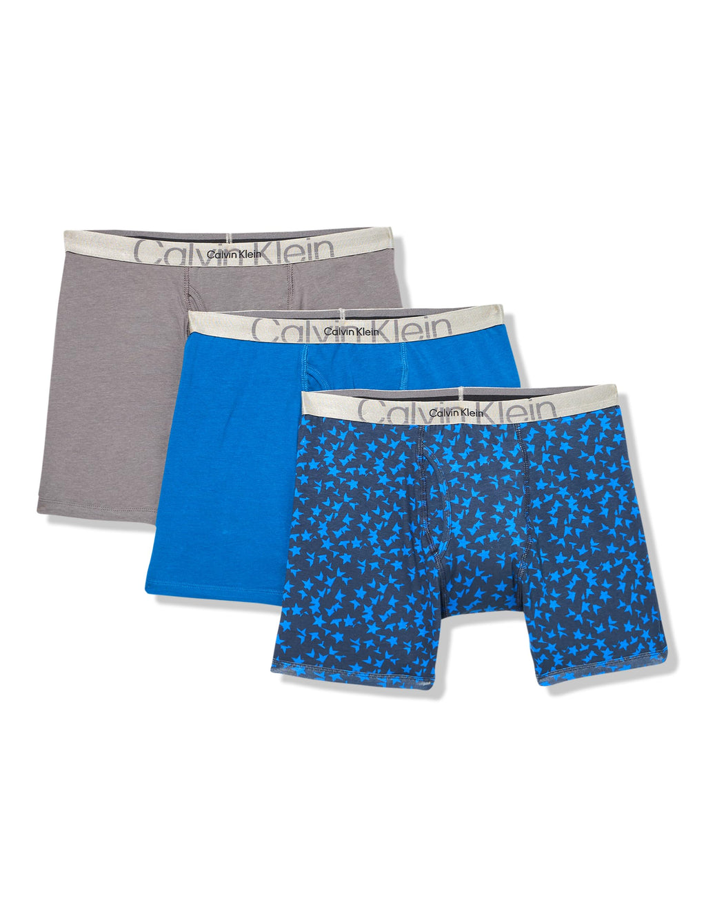 Calvin Klein boys Calvin Klein Boys' Modern Cotton Boxer Brief Underwear 3-pack
