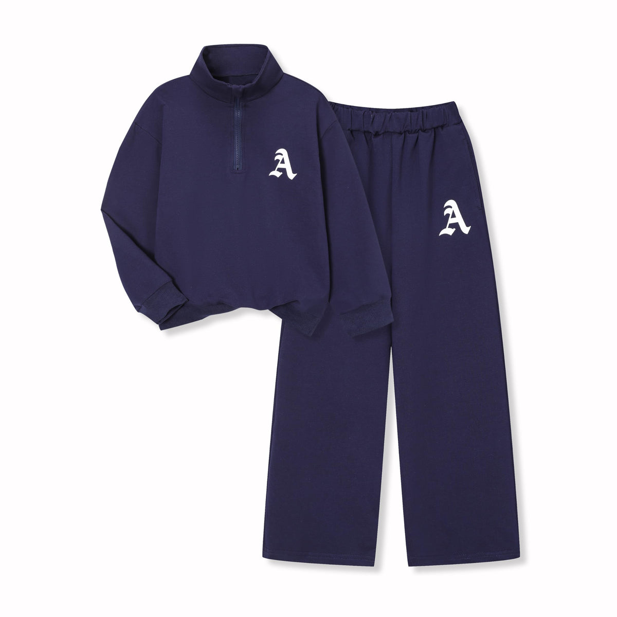 Cakaner Boys Color Block Button Down Shirt and Jogger Pants Button Up Sweatsuits Sets (Size: 5-12T)