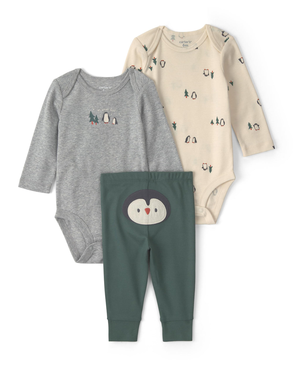 Carter's Baby Boys' 3-piece Bodysuit Pant Sets