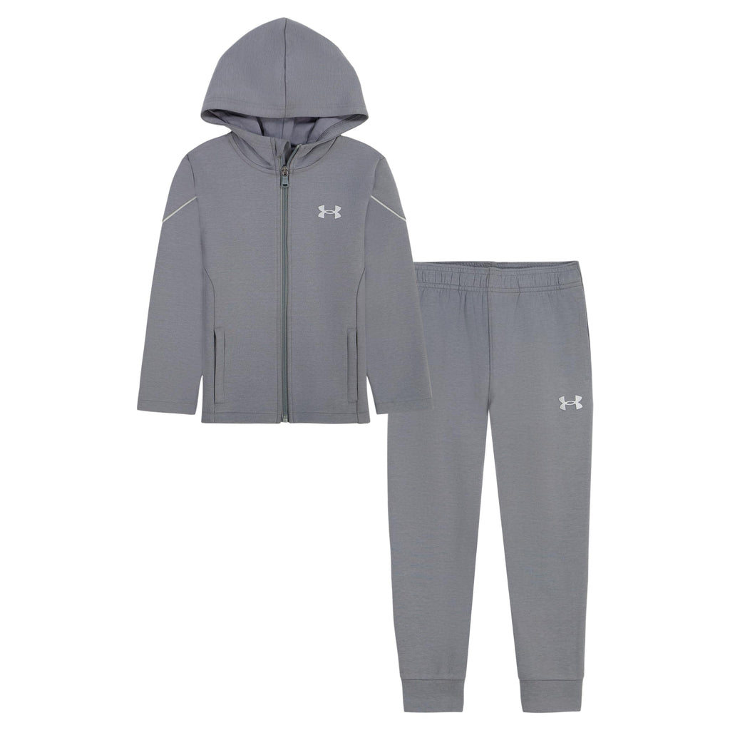 Under Armour Boys' 2-Piece Full Zip Hoodie Sweatshirt and Fleece Pants
