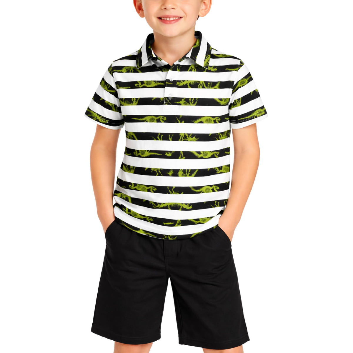 Boys 2-Piece Polo Shirt & Twill Shorts Toddler to Big Kids