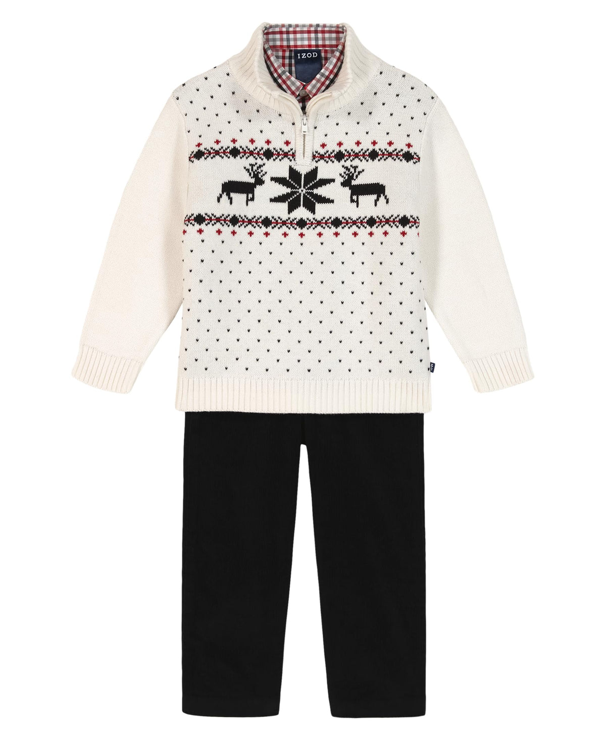 IZOD Boys' 3-piece Sweater, Dress Shirt, and Pants Set