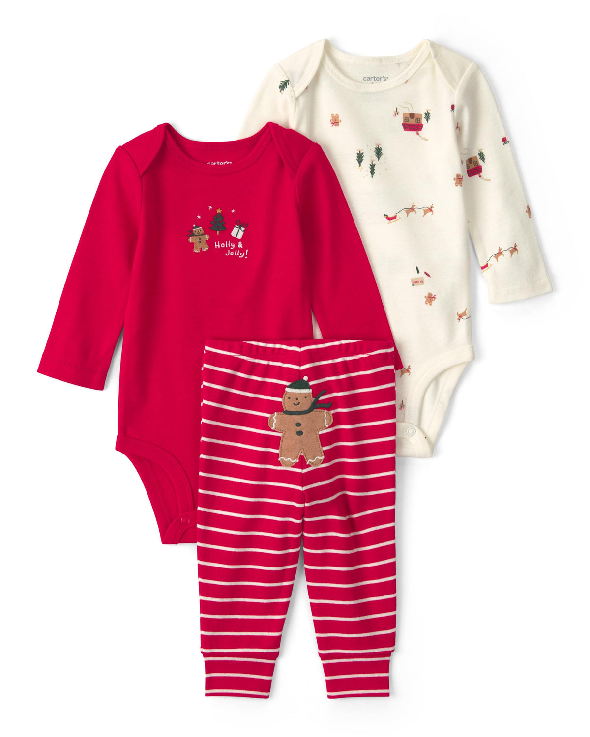Carter's Baby Boys' 3-piece Bodysuit Pant Sets